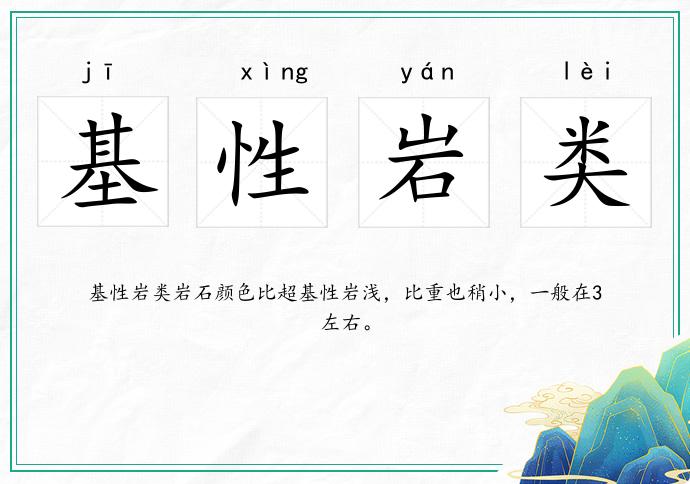 基性巖類的意思